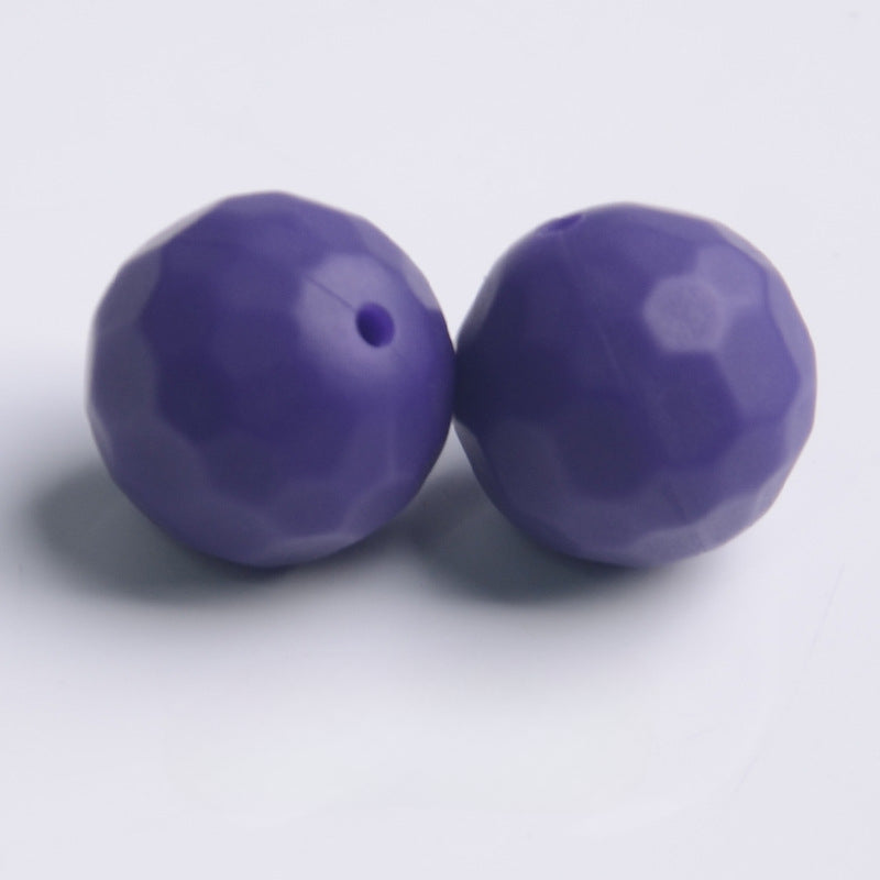 Wholesale 100PCS/PACK 16MM Food Grade Round Rhombus Silicone Beads